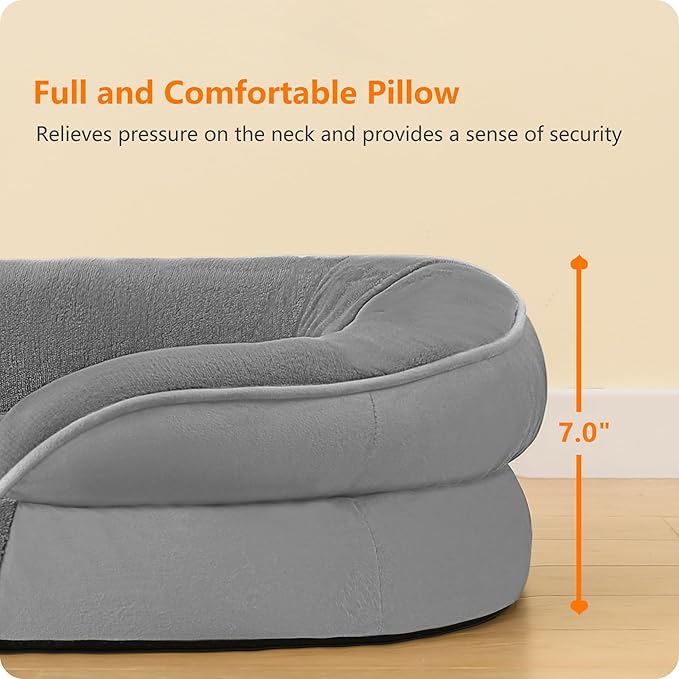 Dwanton Orthopedic Dog Bed for Extra Large Dogs - Image 8