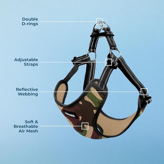 Best Pet Supplies Voyager Adjustable Step-in Flex Breathable Mesh Dog Harness - Image 3
