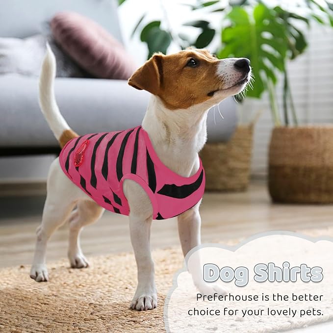 Dog Striped T-Shirts, Dog Vest, Pet Apparel, Tee Shirts, Suitable - Image 6