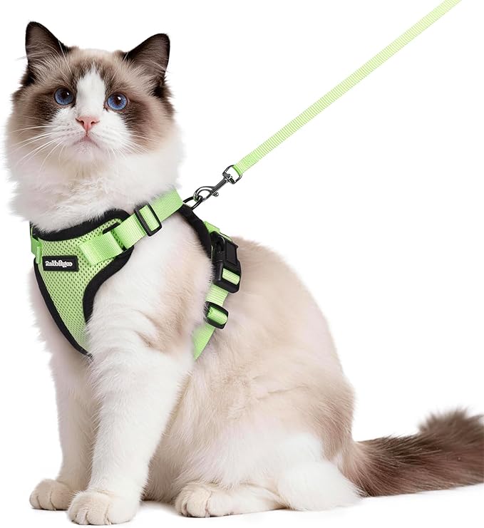 rabbitgoo Cat Harness and Leash Set, Escape Proof Vest Harness by rabbitgoo