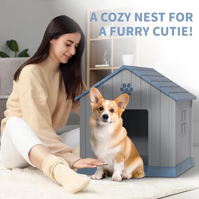 DRATO Dog House Indoor Outdoor for Small to Large Sized Dogs Indoor Outdoor - Image 2
