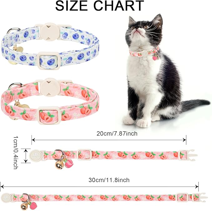 Cat Collar, Cat Collar with Bell, - Image 4