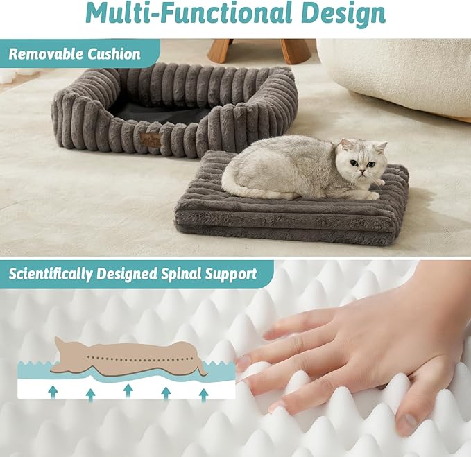 COZY KISS Orthopedic Dog Bed for Small Dogs & Cats - Image 3