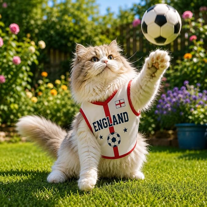 V-DECORPARKS Dog Jersey Custom Name Number, Pets Soccer Jersey - Image 3