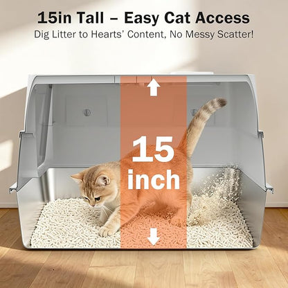 Stainless Steel Litter Box - Image 5