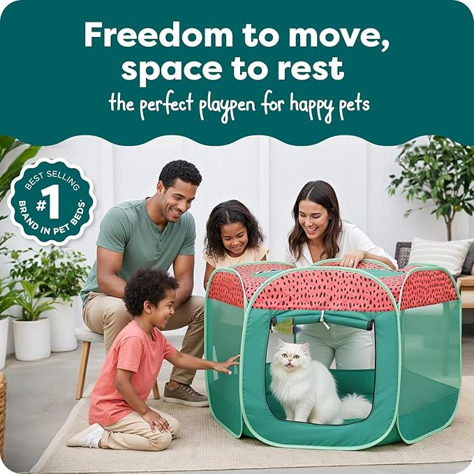 FurHaven Soft-Sided Dog & Cat Playpen, Portable Foldable Indoor & Outdoor Pet - Image 2