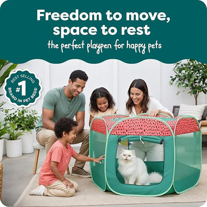 FurHaven Soft-Sided Dog & Cat Playpen, Portable Foldable Indoor & Outdoor Pet - Image 2