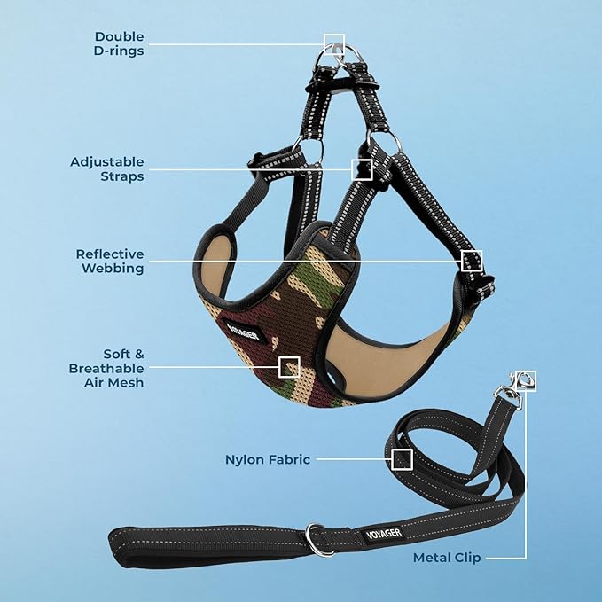 Best Pet Supplies Voyager Adjustable Step-in Flex Breathable Mesh Dog Harness - Image 3