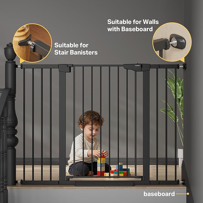 Cumbor 36" Extra Tall 29.7-51.5" Baby Gate - Image 6
