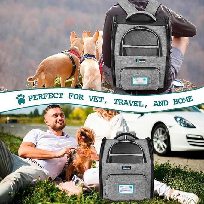 PetAmi Dog Backpack Carrier for Small Medium Dogs Large Cats up to 18 lbs - Image 7