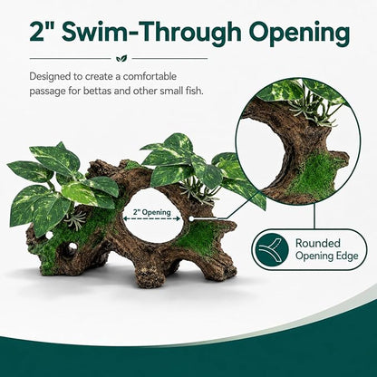 Aquarium Decorations Cave Silk Aquarium Plants Betta Fish Tank Decor Ornament - Image 3
