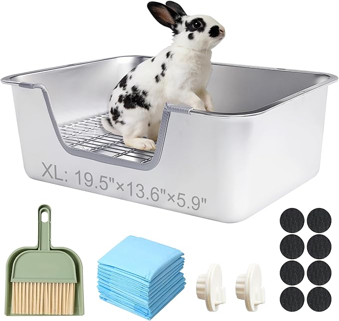 Stainless Steel Sifting Litter Box by Sorstrem