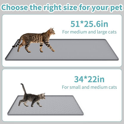 Cat Litter Mat, Silicone Cat Litter Box Mat - Image 5