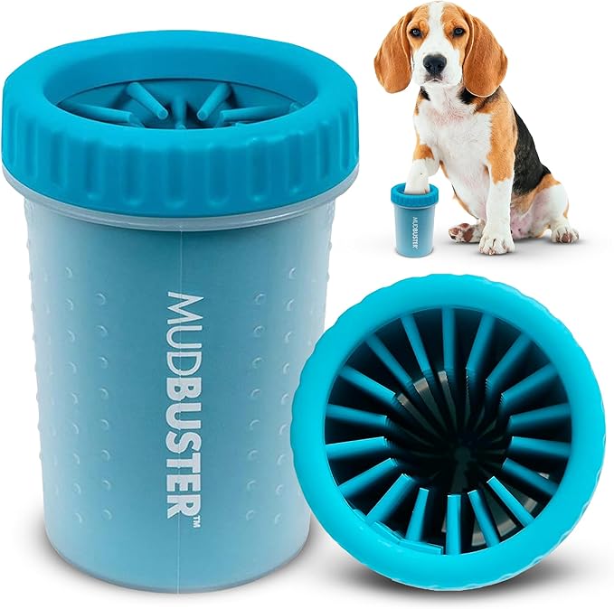 Dexas MudBuster Medium Dog Paw Cleaner, Fits 1.5"-2.5" Wide Paws, Gentle by Dexas
