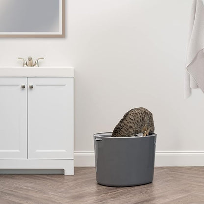 IRIS USA Cat Litter Box Large Top Entry - Image 6