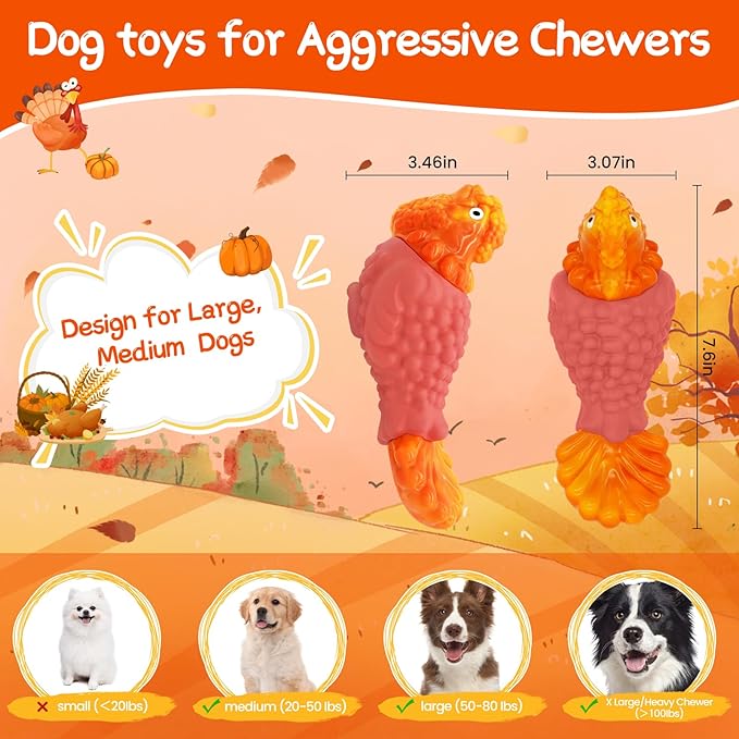 WinTour Tough Dog Toys for Aggressive Chewers, Dog Chew Toys for Large Dogs - Image 4