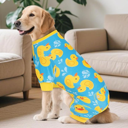 KYEESE Dog Pajamas Comfy Dog Pajamas Large Sized Dogs Velvet Pet Jammies Coat - Image 4