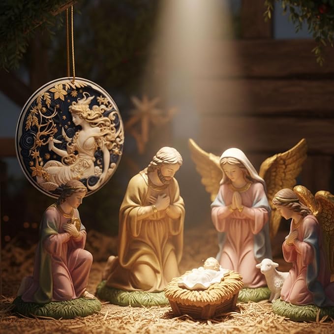 Nativity Ornament 2025, Religious Christmas Decorations - Image 8