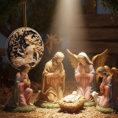 Nativity Ornament 2025, Religious Christmas Decorations - Image 8