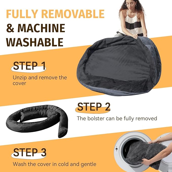 Orthopedic Dog Bed for Large Dogs, Waterproof Dog Bed for Large Size Dogs - Image 6
