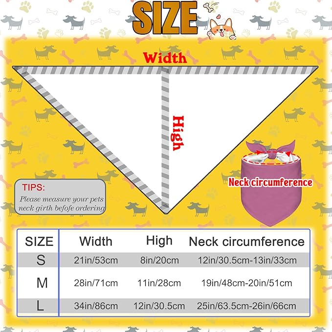 Custom Dog Bandana with Your Own Logo Text Personalized Dog Scarf Triangle Bibs - Image 3