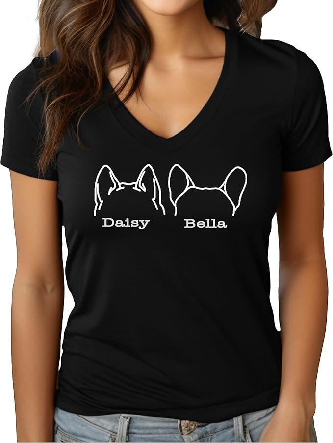 Custom Dog Mom Shirt Personalized Dog Ears Sweatshirt - Image 9