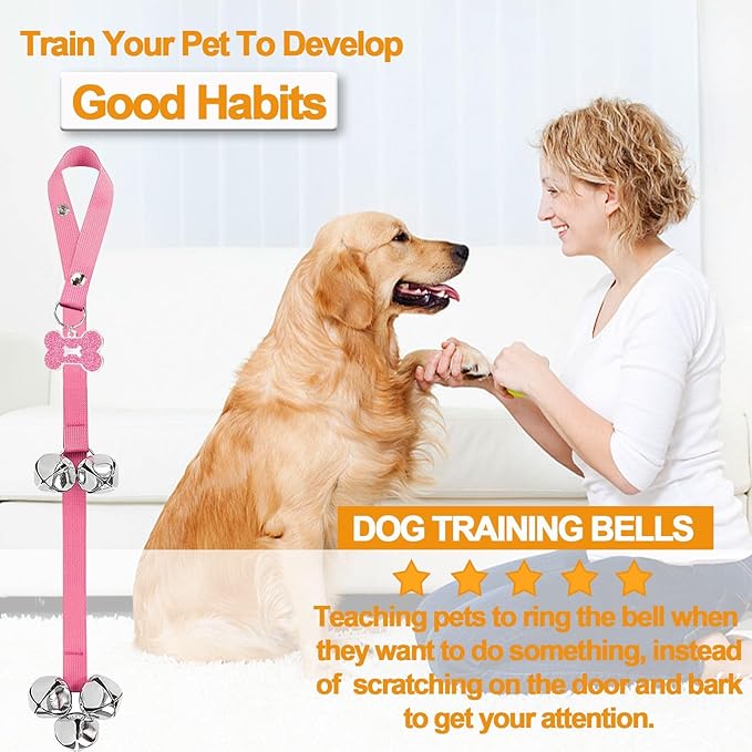 Dog Bells, Puppy Potty Training Bell Dog Doorbell Potty Train Dog Bell - Image 5