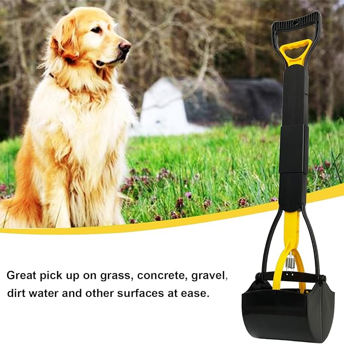 ienjoyed Dog Pooper Scooper for Large Medium & Small Dogs Heavy Duty, Long - Image 5