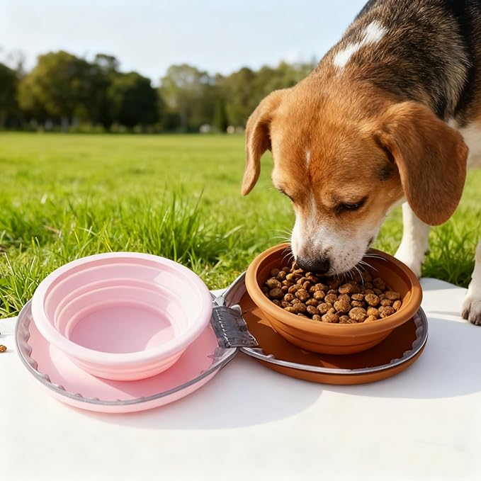 Zegcohjave Collapsible Dog Bowls, Travel Dog Bowl, Dog Water Bowl, Cat Bowl - Image 2