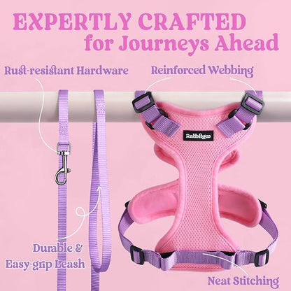 rabbitgoo Cat Harness and Leash Set, Escape Proof Kitten Harness - Image 7