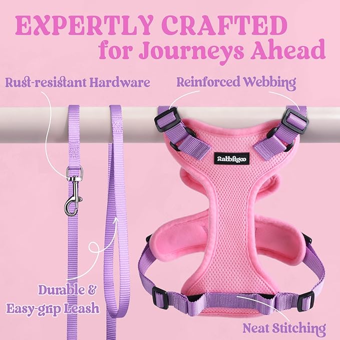 rabbitgoo Cat Harness and Leash Set, Escape Proof Kitten Harness - Image 7