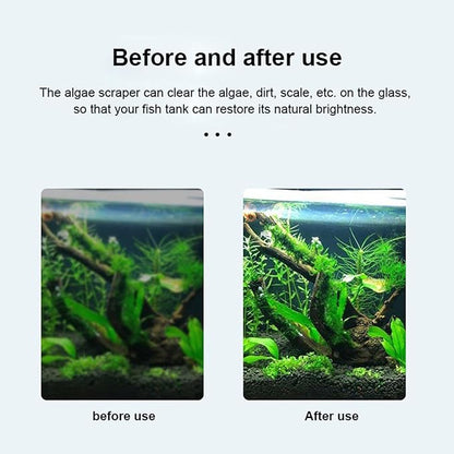 Vimvins Algae Scraper for Glass Aquarium, Aquarium Razor Scraper - Image 6