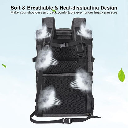 2-in-1 Double Pet Carrier Backpack - Image 6