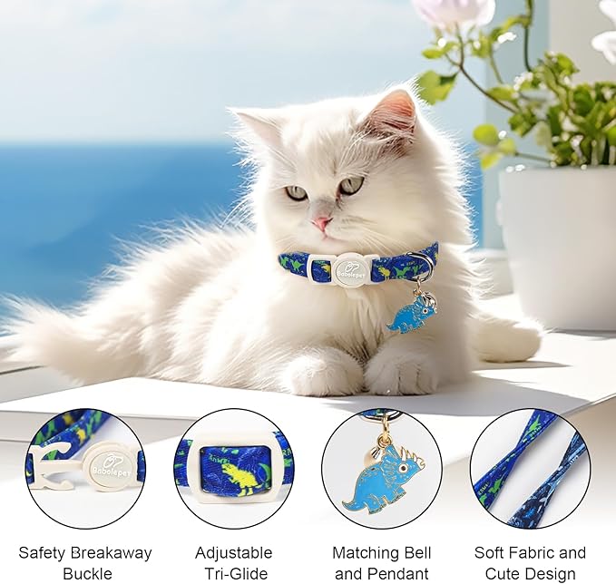 2 Pack Boy Cat Collars - Image 3