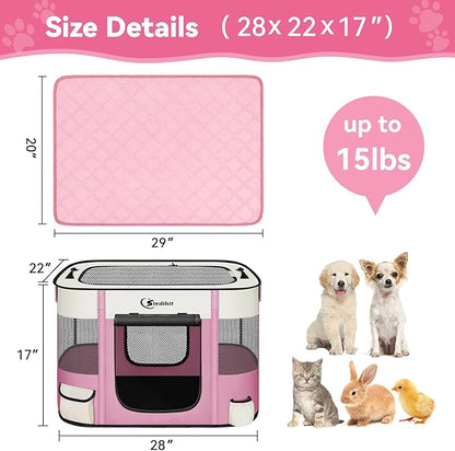 Dog Playpen, Cat Pet Puppy Pen, Portable Playpens - Image 7