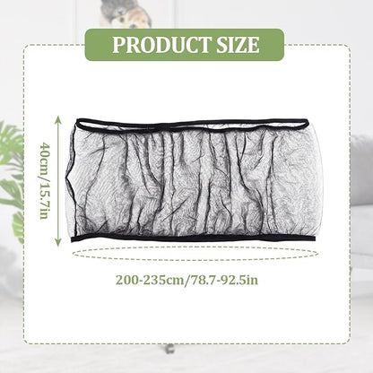Bird Cage Cover, Bird Cage Seed Catcher, Durable Airy Nylon Mesh Net, - Image 2