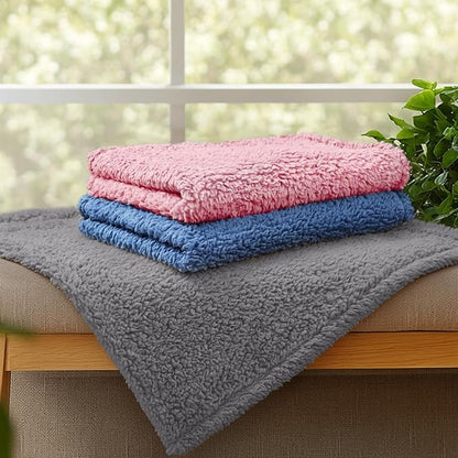 1 Pack 3 Calming Blankets Fluffy Premium Fleece Pet Blanket Soft Sherpa Throw - Image 5