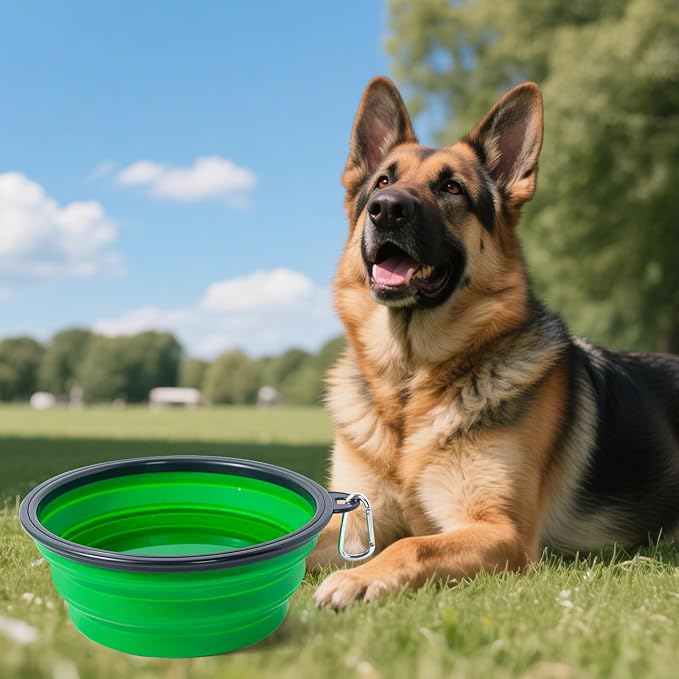 Extra Large Dog Bowl Pet Collapsible Bowls, 2 Pack Collapsible Dog Water Bowls - Image 6
