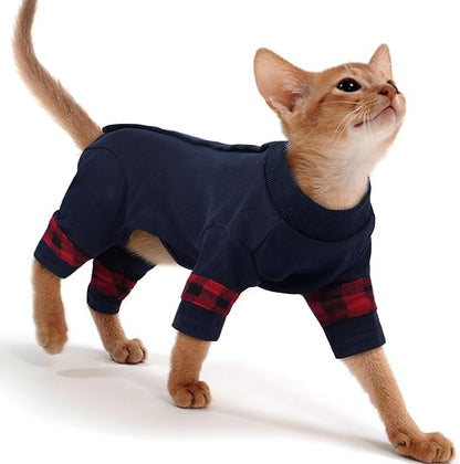 PUMYPOREITY Easy-On Cat Shirt, Soft Stretchy Cat Sweater by PUMYPOREITY