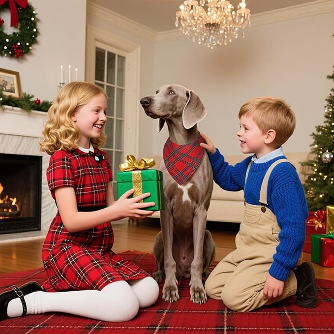 Christmas Dog Bandanas 2 Pack, Holiday Dog Bandanas - Image 6