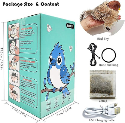 Tipmant Realistic Electric Birds Cat Teaser Interactive Toy Kitten Kitty - Image 6