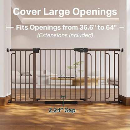 Cumbor 36.6-64" Extra Wide Baby Gate - Image 2