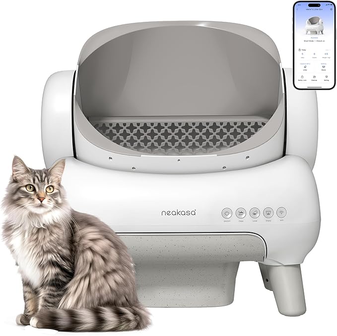 Neakasa M1 Plus Lite Open-Top Self Cleaning Cat Litter Box, Automatic Cat by Neakasa