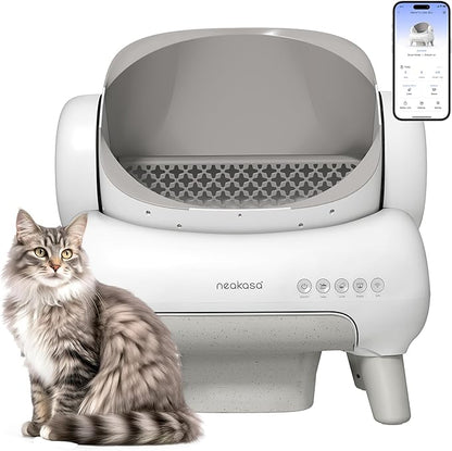 Neakasa M1 Plus Lite Open-Top Self Cleaning Cat Litter Box, Automatic Cat by Neakasa