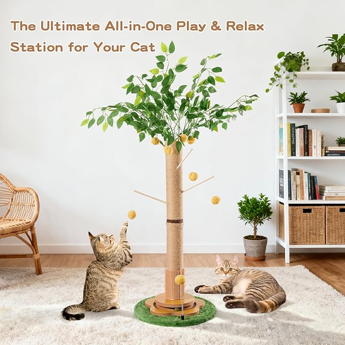 45" Tall Cat Scratching Post - Image 8