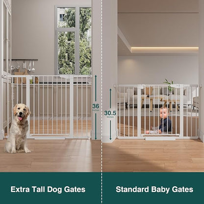 Cumbor 36" Extra Tall 29.7-51.5" Baby Gate - Image 2
