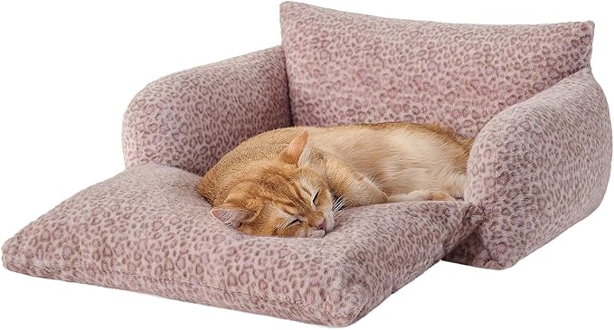 Hollypet Cat Bed Fluffy Plush Multifunctional Double-Layer Machine Washable - Image 2