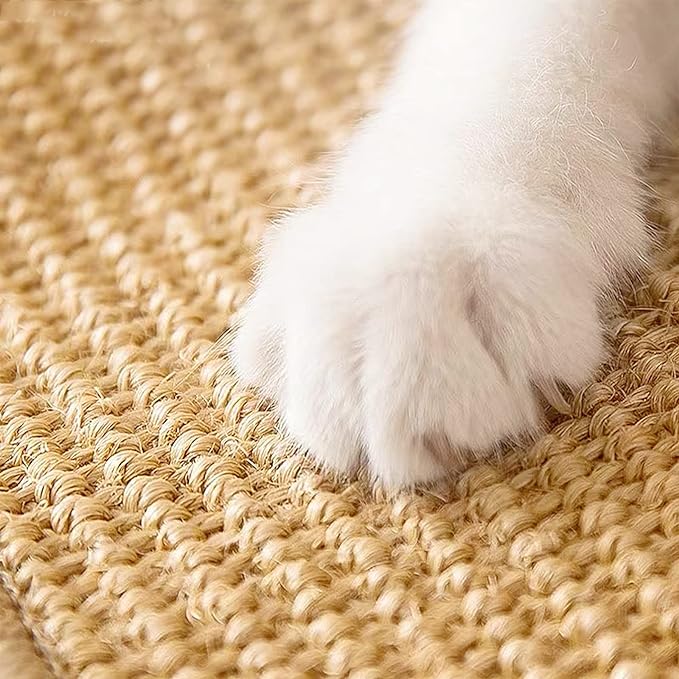 Graciadeco Carpet Cat Scratching Mat Sisal, 2 Packs Sisal Fabric Large 23.6" x - Image 4