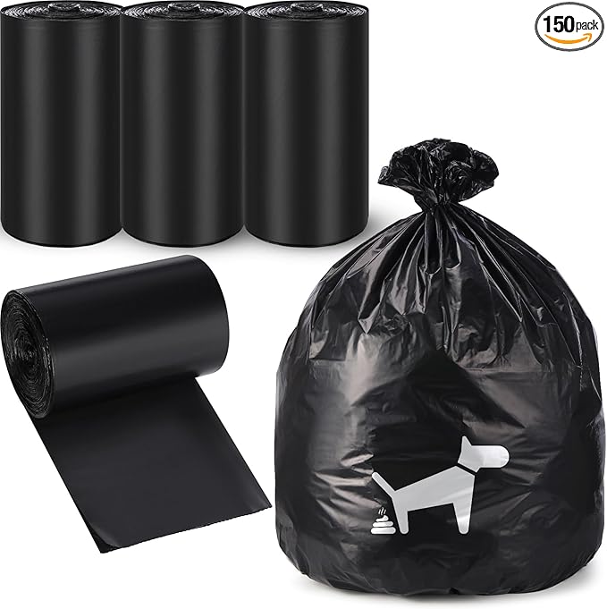 150 Pcs Dog Waste Poop Bags Dog Large Leak Proof Bags 26"x 33" Pet Waste by Weekgrat