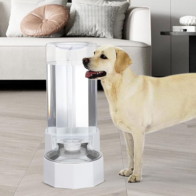Sfozstra Large Dog Water Dispenser: 9L Automatic White Water Feeder - Image 6